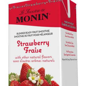 Monin Fruit Smoothie Mix Strawberry 46 oz Carton