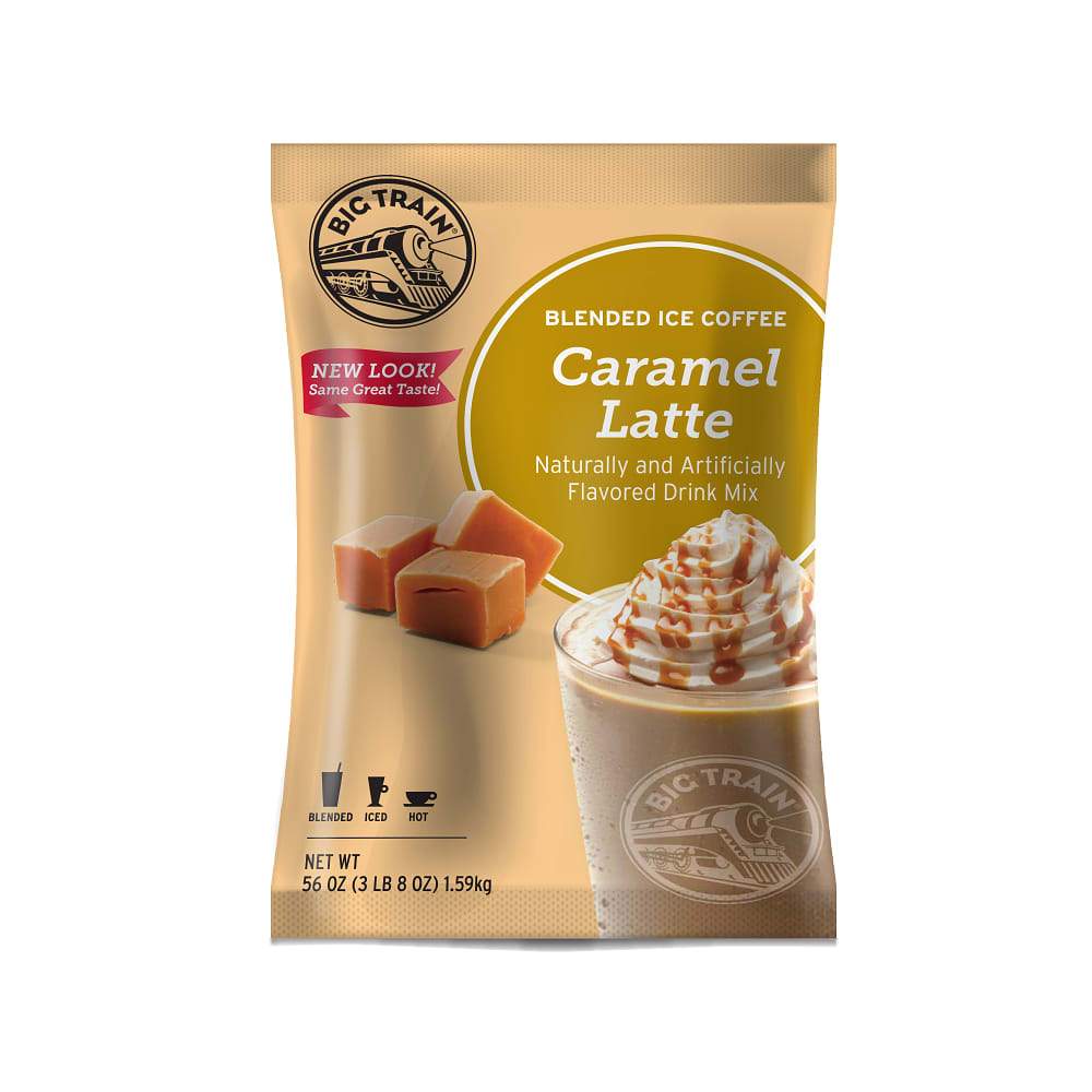 Big Train Ice Coffee Caramel Latte 3.5 lb Bag