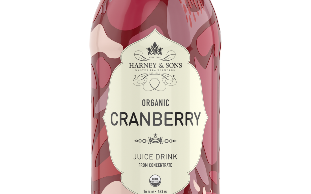 Harney & Sons Organic Cranberry Juice 12 – 16 oz Bottles