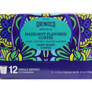 Orinoco Hazelnut Flavored Coffee Single Serve 12ct