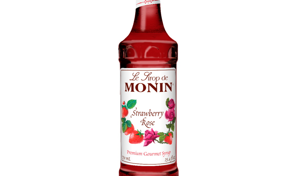 Monin Strawberry Rose Syrup 750 ml