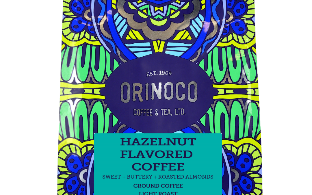 Orinoco Hazelnut Flavored Coffee 3lb bag, Light Roast, Ground Coffee, 100% Arabica beans