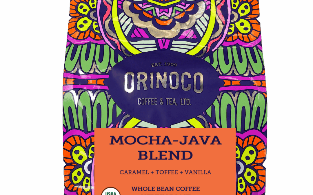 Orinoco Organic Mocha-Java Blend 3lb bag, Medium Roast, Whole Bean Coffee, 100% Organic Arabica beans