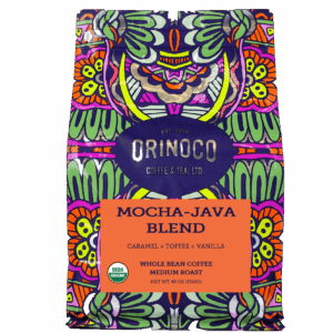Orinoco Organic Mocha-Java Blend 3lb bag, Medium Roast, Whole Bean Coffee, 100% Organic Fair Trade Arabica beans