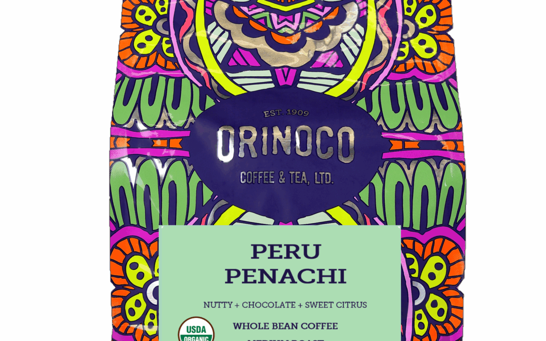 Orinoco Organic Peru 3lb bag, Medium Roast, Whole Bean Coffee, 100% Organic Arabica beans