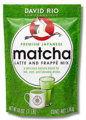 David Rio Matcha Latte & Frappe Mix 3lb Standup Pouch