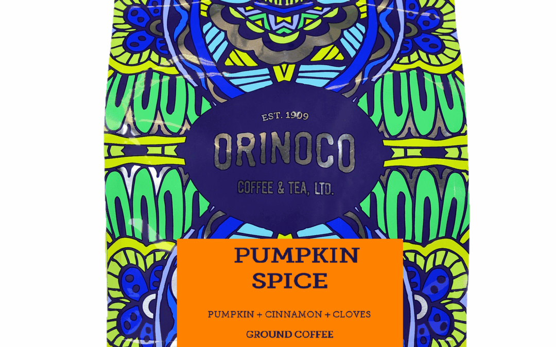 Orinoco Pumpkin Spice Flavored Coffee 3lb bag, Light Roast, Ground Coffee, 100% Arabica beans
