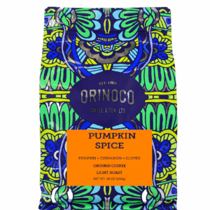 Orinoco Pumpkin Spice Flavored Coffee 3lb bag, Light Roast, Ground Coffee, 100% Arabica beans