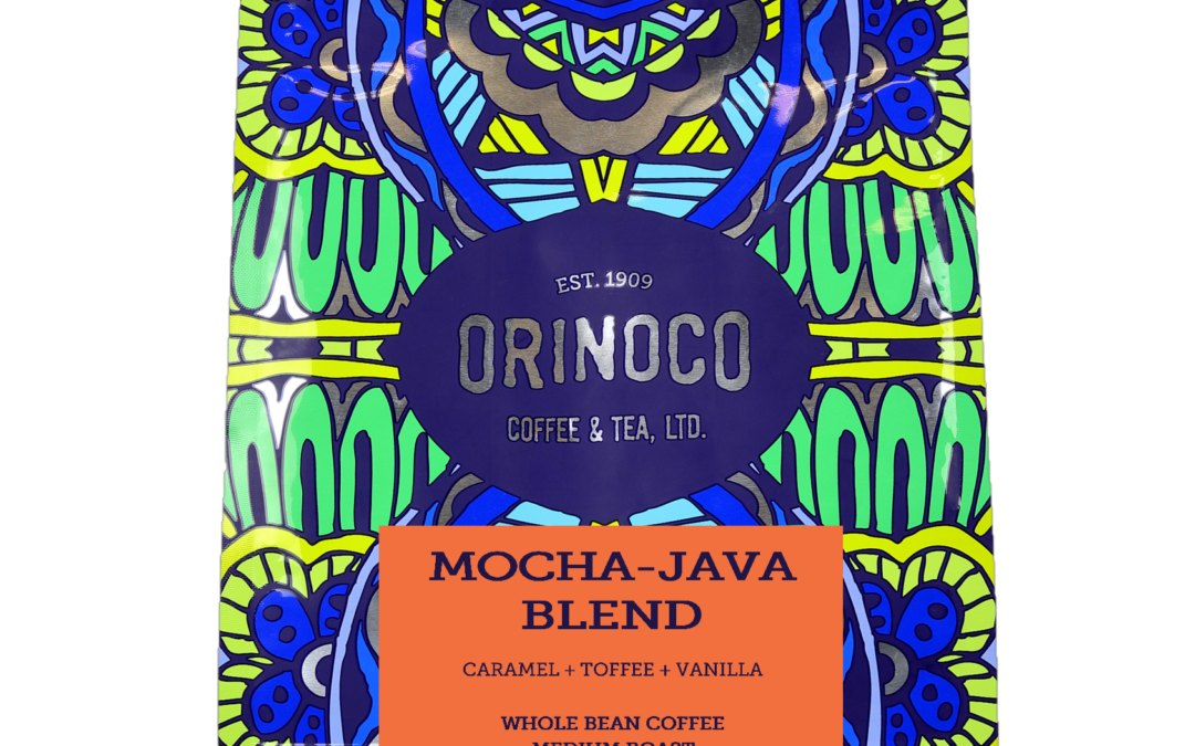 Orinoco Mocha Java Blend 3lb bag, Medium Roast, Whole Bean Coffee 100% Arabica Beans