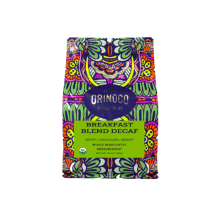 Orinoco Organic Decaf Breakfast Blend 3lb bag, Medium Roast, Whole Bean Coffee, 100% Organic Fair Trade Arabica beans